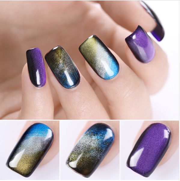 

uv cat eyes gel lacquer 3d diy magnetic red colors cat's eye nail gel polish soak off 7.5ml nail gel lacquer, Red;pink
