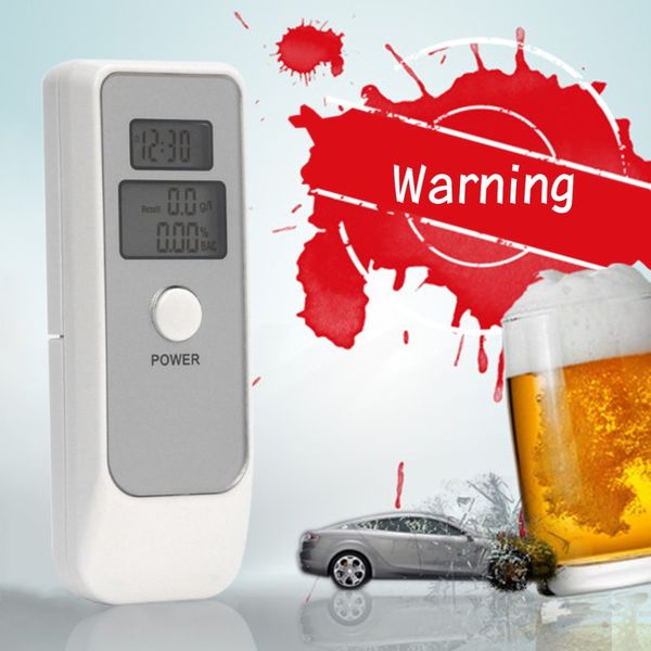 

digital breathalyzer alcohol tester portable handheld dual lcd display professional breathalyzer drunk driving inspection