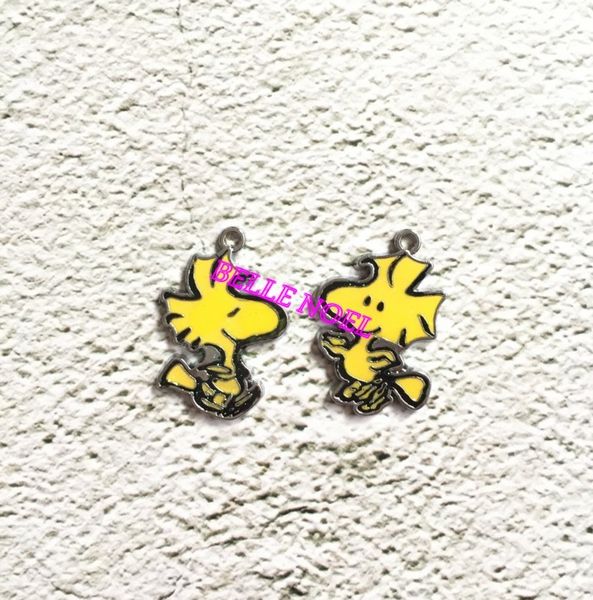 

new 50pcs mixed cartoon japanese anime dog enamel metal charm pendants diy jewelry making p1007, Black