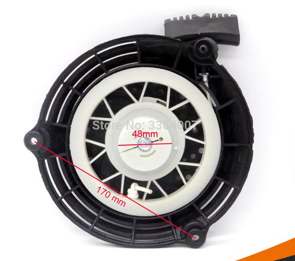 ajuste Assy Starter for Honda cortador de grama GXV160 1P61 motor de cortador de grama começar rebobinador do arranque aftermarket substituição de peças de reposição