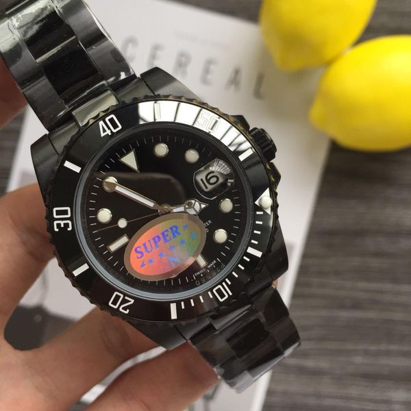 

Luxury Master Мужские часы 40мм из нержавеющей стали Керамическая рамка автоподзаводом