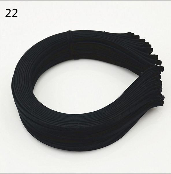 

black satin fabric full covered plain metal hair headbands hairbands for diy hair jewelry 5mm 15pcs, Slivery;white