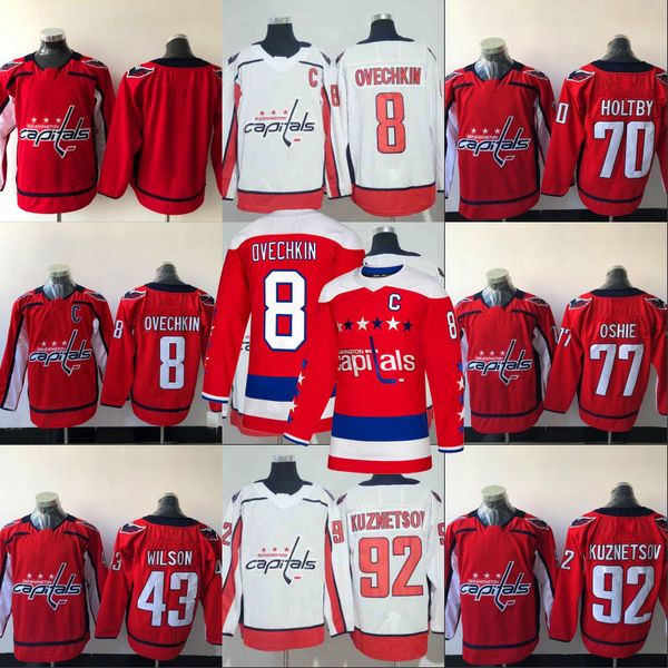 

Washington Capitals 2018 Stanley Cup Champion Mens Alex Ovechkin Nicklas Backstrom Tom Wilson Braden Holtby T.J. Oshie Evgeny Kuznetsov