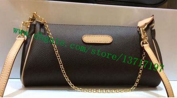 

Женщины холст покрытием кожа Ева клатч Леди сумка M95567 N55214 N55213 косметический