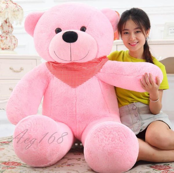 

new pink 63''160cm giant teddy bear cute plush toy birthday valentine's day gift