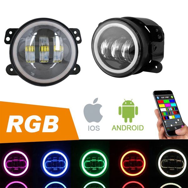 4/" Inch Fog Lights for Jeep Wrangler JK TJ LJ Dodge Chrysler Cherokee