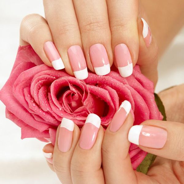 French Style False Acrylic Nail Art Tips Manicure Uv Gel Decoration