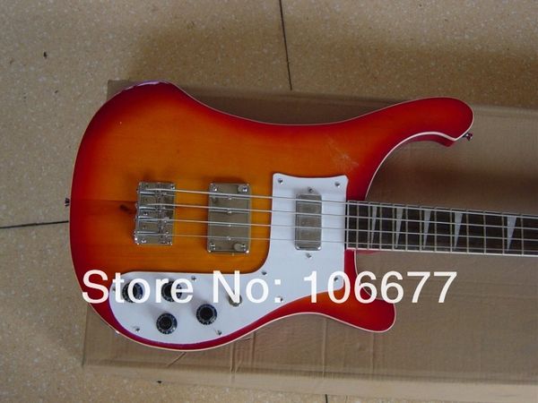 Kostenloser Versand Custom Vsunburst 4 Saiten Bassgitarre 4003 Rick E-Bass Südkorea importierte Zubehör