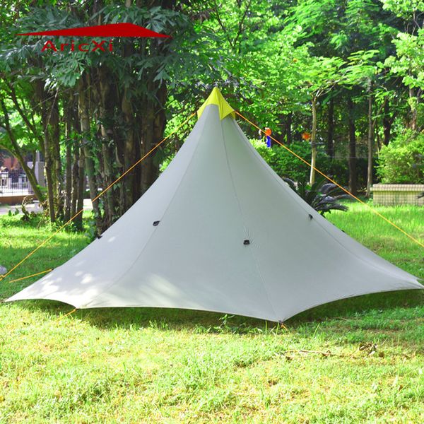 

2 person 2.8x2.8m oudoor ultralight camping tent 3 seasons / 4 seasons professional 20d silnylon rodless tent outer+inner