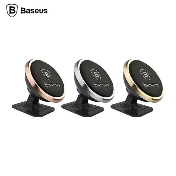 

2019 baseus universal 360Â° rotating car phone holder car magnetic mount stand for iphone xs x samsung dhl ing