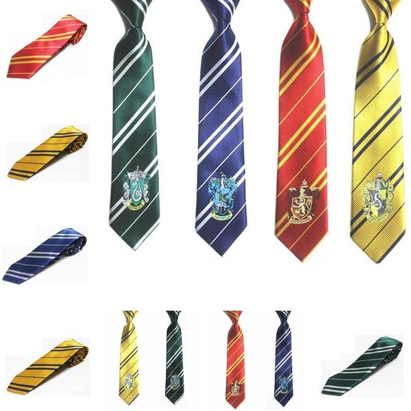 

harry potter polyester silk new tide arrow style necktie goods in stock wholesale college badge tie t7c049, Blue;purple