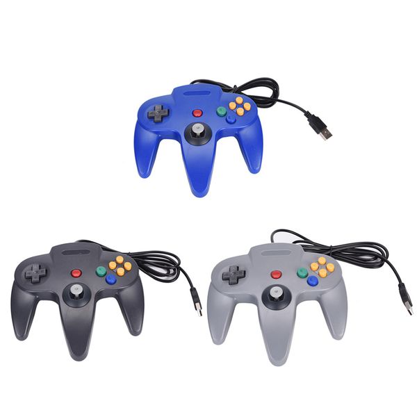 Controlador de Jogo de Interface USB para PC Gamepad Joystick não compatível para N64 Computador Joypad de Alta Qualidade Rápida Navio