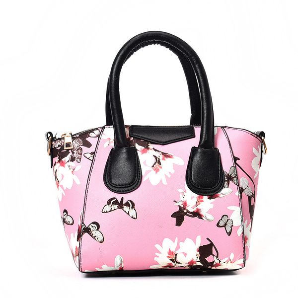 

floral printing handbag pu leather women handbags shoulder bag for female designer ladies hand bag tote bags