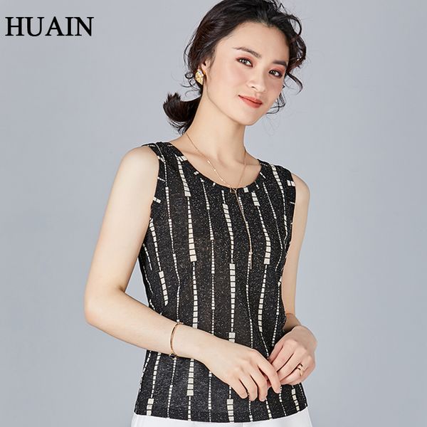 

striped tank women black sleeveless shirt camisole summer 2018 new o-neck fitness casual female fashion ladies shirts, White