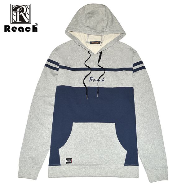 

reach sweatshirts men hoodies cotton winter casual fashion autumn winter men hoodie sweatshirt color block hoodies women pocket, Black