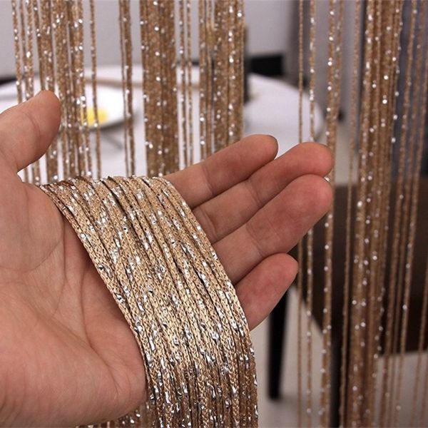 2019 Flat Silver Wedding Decoration Door Curtain High Grade Thickening Room Dividers Home Decor Line Curtains Hot Sale 6lm Ww From Sd002 2 59