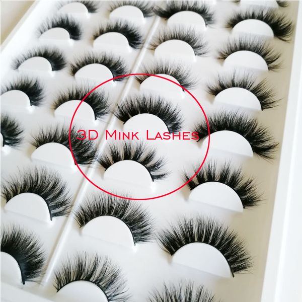

16 pairs of lashes book 3D mink eyelashes 3D mink lashes true hair private label eyelashes book