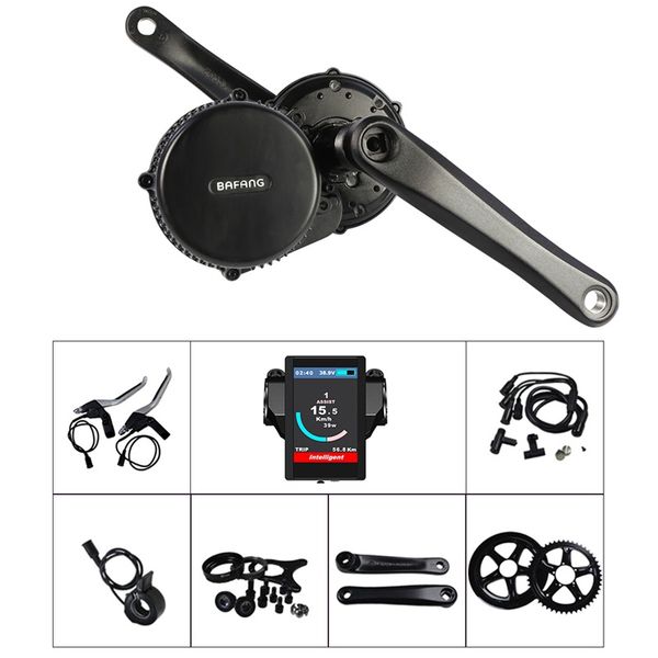 

Bafang 8fun BBS01B BBS01 36V 250W электрический велосипедный комплект средний кривошипный двигатель с цветным дисплеем C961 C965 850C для электрических комплектов преобразования велосипедов