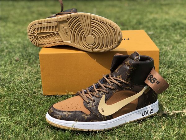 

2019 brand autumn winter new men hoe cotton hoe mall lightning joint chicago joe 1 ba ketball high hoe