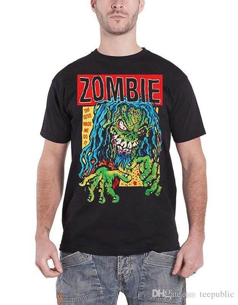 L M 2XL Black T-Shirt Rob Zombie Devil Made Me Do It S XL