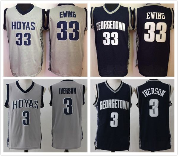 allen iverson georgetown jersey