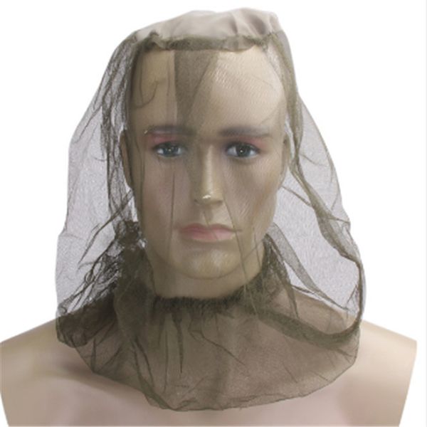 

outdoor camping hiking midge mosquito insect hat bug mesh head net face protector for travel face protector tourism kit ing, Black;white