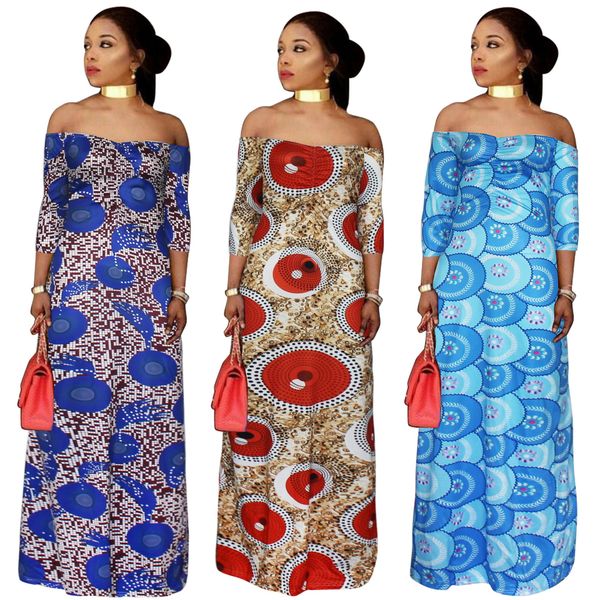 Modele Robe Longue Pagne Africain 9739ad