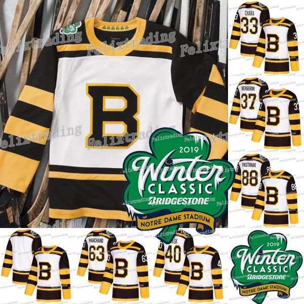 

2019 winter cla ic patrice 37bergeron bo ton bruin 88 david pa trnak 44 tuukka ra k 33 zdeno chara 63 brad marchand hockey jer ey