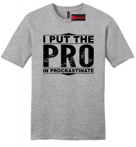 funny mens procrastinators t shirt
