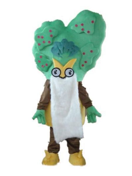 

2018 the head a grandpa tree mascot costume for to wear, Red;yellow