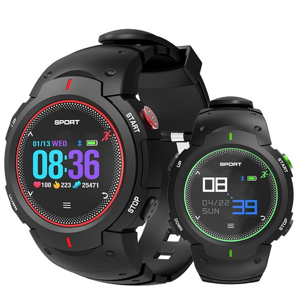 

sport smart watch men bluetooth heart rate monitor ip68 50m waterproof swim pedometer running fitness watch for android ios, Slivery;brown