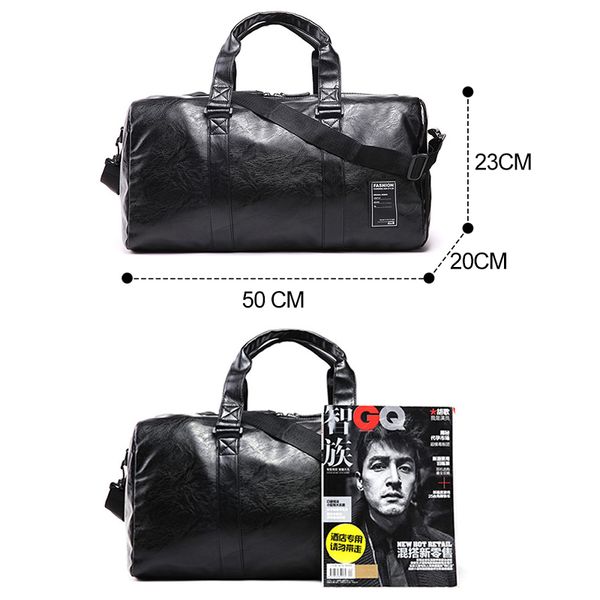

pu leather gym female handbags travel sport shoe bag waterproof women fitness over the shoulder yoga duffle bag man for xa945wd ffaci, Red;black