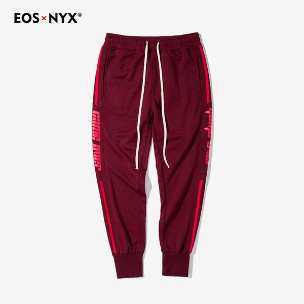

eosnyx mens jogger sweatpants vintage hip hop harem pants casual, Black