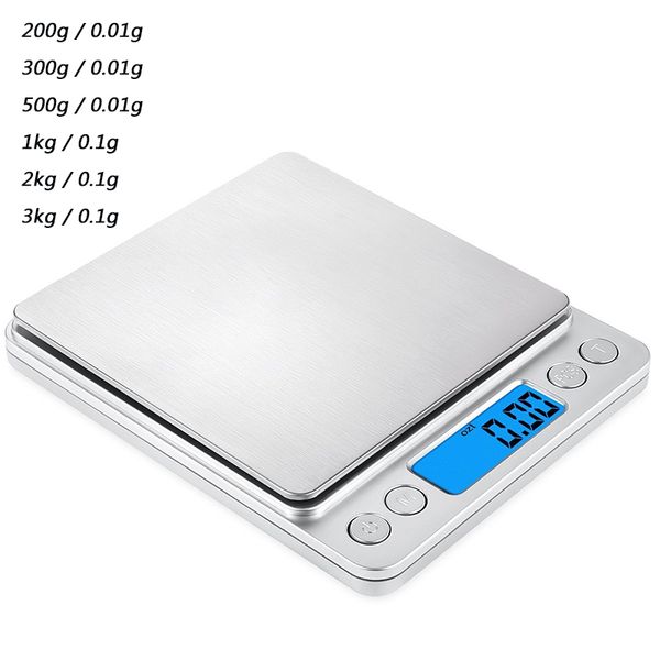 

Digital cale portable electronic digital pocket cale kitchen food jewelry cale cooking tool weight gram balance cale 100g 500g 1kg 3kg