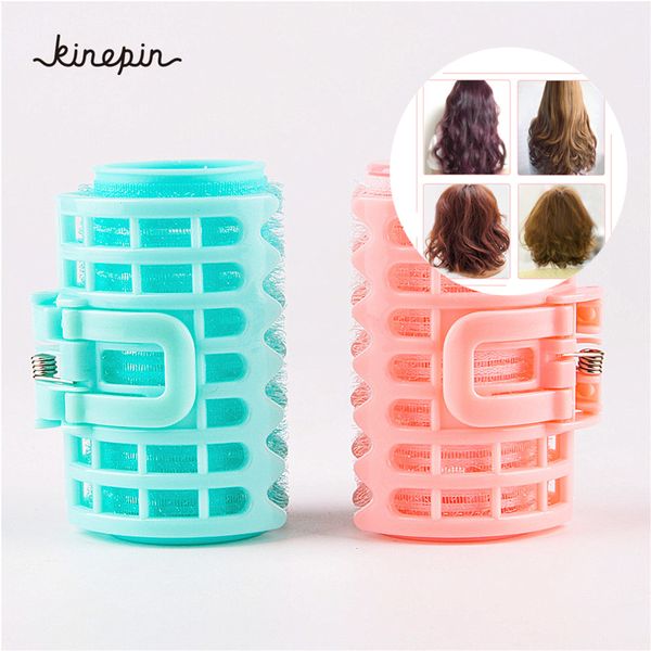 

4pcs/set plastic hair curler roller large grip styling roller curlers hairdressing diy tools styling home use hair rollers