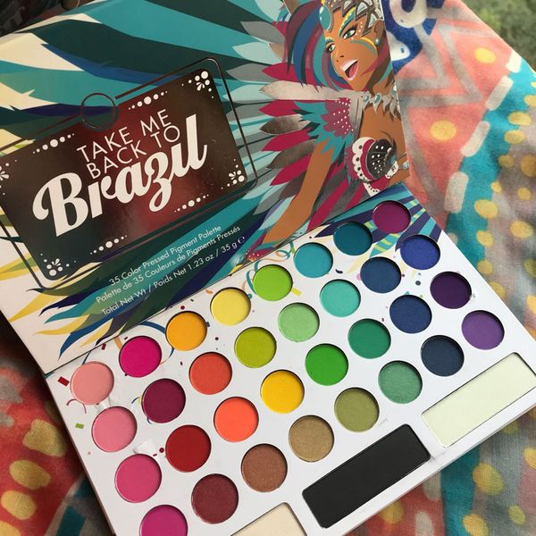 

2019 new arrival 35 color take me back to brazil eyeshadow palette dhl
