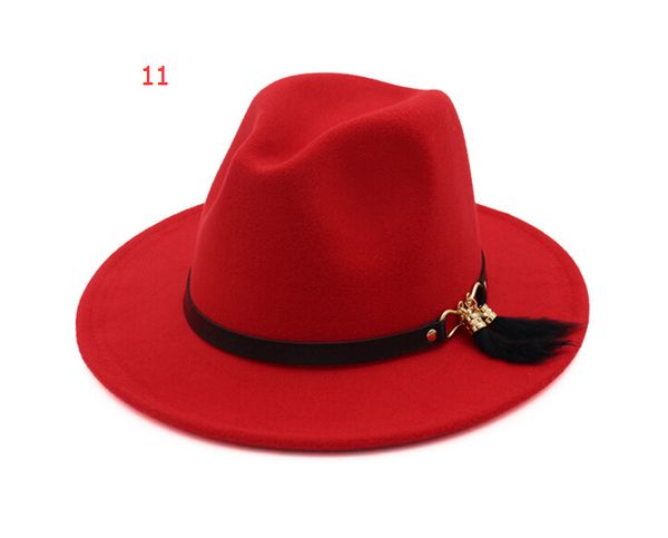 

new fashion elegant women for hats hat brim fashion solid & fedora men band wide flat stylish jazz hats felt trilby panama caps afwgs, Blue;gray