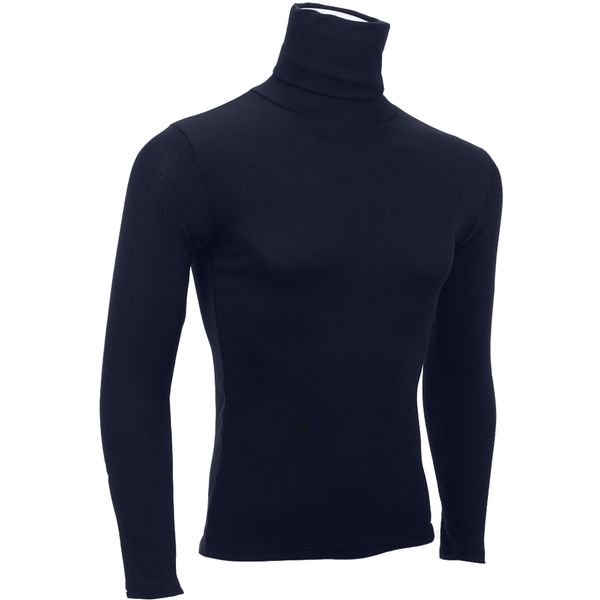 Mans Turtleneck T Shirts Men Casual Solid Long Sleeved T Shirts Autumn ...