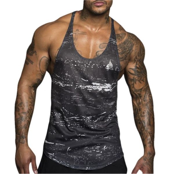 

2018 summer ryderwear 2018 tank men hipster funny cool vest letter printed male fashion o-neck casual singlets camouflage, White;black