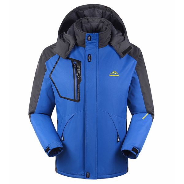 

new winter thick warm jacket men outwear fleece windbreaker waterproof thermal jacket parka coat male plus size 6xl 7xl 8xl, Black;brown