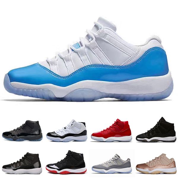 

11 11s Concord 45 23 Cap and Gown Mens Basketball Shoes Midnight Navy Gym Red Bred Rose Gold men Sports Sneakers trainers designer