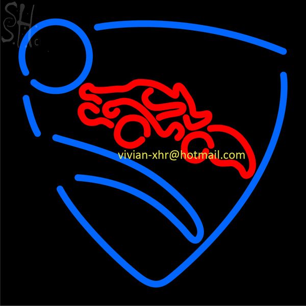 

led flex portable custom neon lighting sign rocket league logo big neon glow lamp tube sign strip for rooms