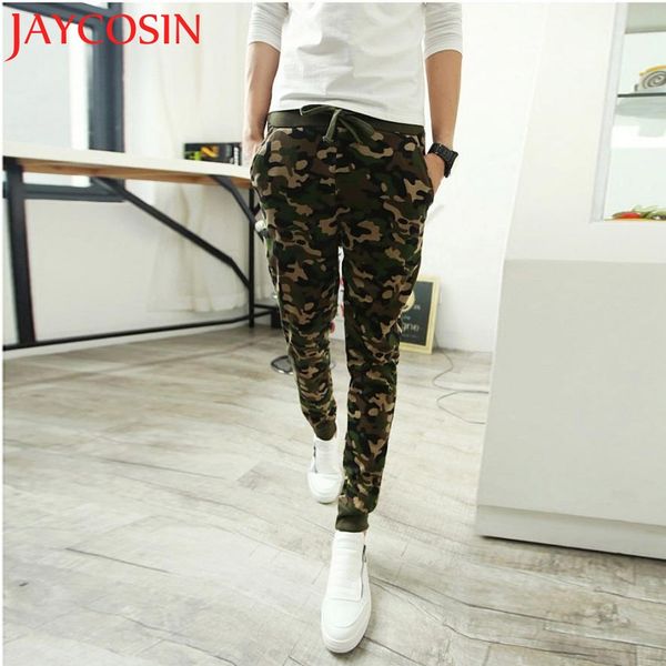 

jaycosin newly 2018 mens fashion camouflage trousers men pants casual pants sweatpants dropshipping aug 9, Black
