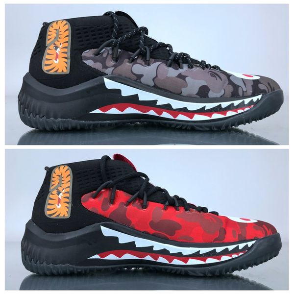 scarpe squalo arancioni