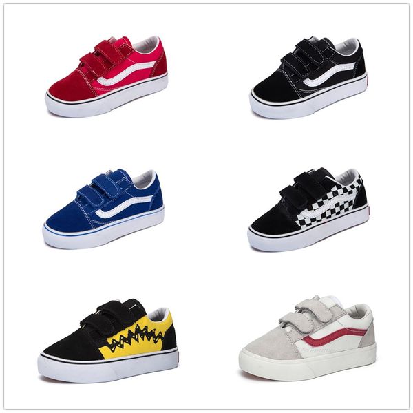 

Vans Old Skool low-top CLASSICS классическая детская обувь младенец 2018 старый skool случайные мал