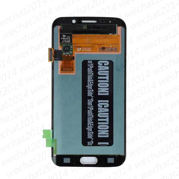 30 шт. ЖК-дисплей Сенсорный экран Digitizer Устройства Запасные части для Samsung Galaxy S6 EDGE AMOLED G925 G925A G925F