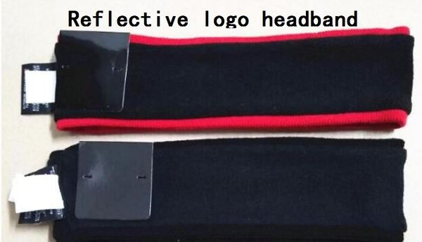 

sup fahion 16fw reflective fashion sweat band box logo headband, Yellow;black