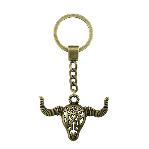 

6 pieces key chain women key rings car keychain for keys ngau tau 50x34mm ysk-a12654, Slivery;golden