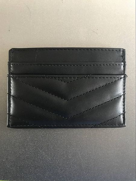 

NEW 2018 classic fashion PU Mini case with card holder V lattice card holder Coin bag Luxury VIP gift