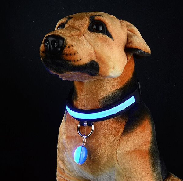 

pet night safety светодиодный фонарик cat ошейник приводит светящиеся кулон ожерелье pet световой яркий светящийся воротник в темноте